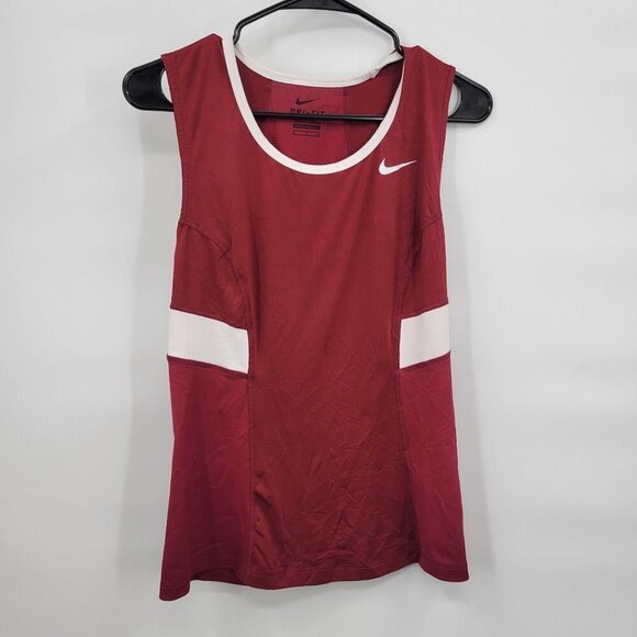 Nike Dri-Fit Lacrosse Power Tank Top Crewneck Jersey Stretch Mesh Small Womens - Picture 1 of 10